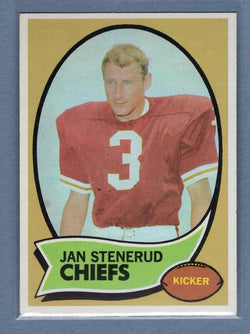 1970 Topps #25 Jan Stenerud (R) (HOF) EX-MT  GO263