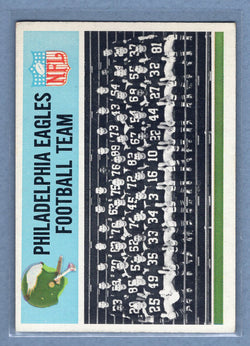 1966 Philadelphia #131 Philadelph. Eagles (1) EX  GO320