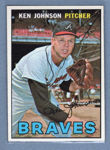 1967 Topps #101 Ken Johnson EX-MT  GO308