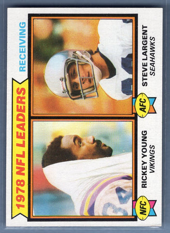 1979 Topps Football #2 Receiving Leaders(Largent) 001 NM-MT