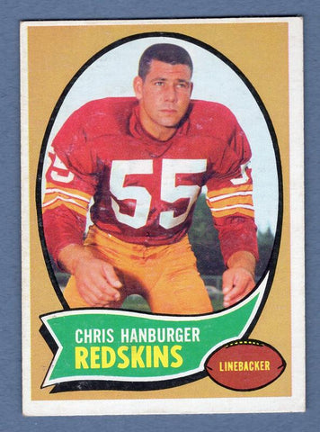 1970 Topps #93 Chris Hanburger (HOF) EX   GO121