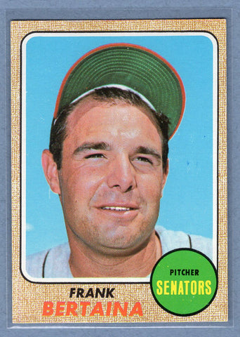 1968 Topps #131 Frank Bertaina (c)EX-MT  GO507