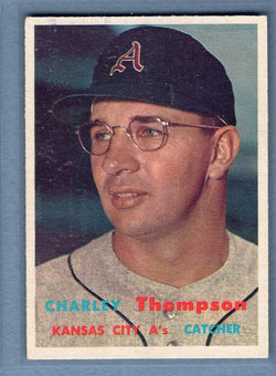 1957 Topps #142 Charley Thompson (crease) G-VG   GO270