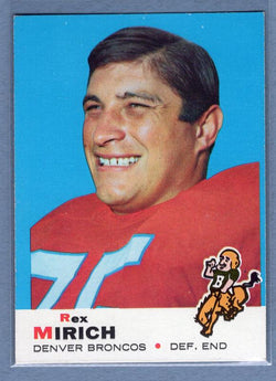1969 Topps #49 Rex Mirich EX-MT  Set Break GO263