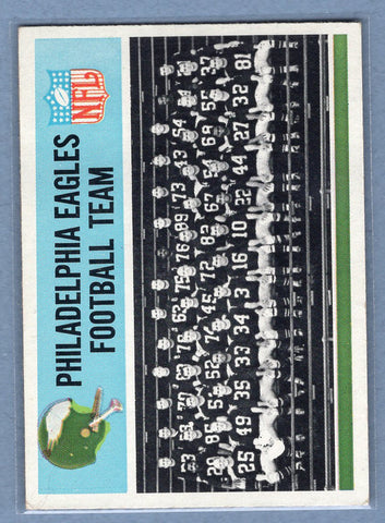 1966 Philadelphia #131 Philadelph. Eagles (3) EX  GO320