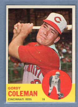 1963 Topps #90 Gordy Coleman EX   GO148