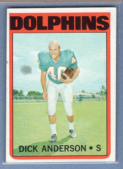1972 Topps #98 Dick Anderson(st) VG  GO244