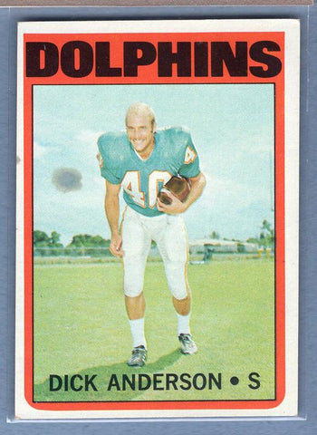 1972 Topps #98 Dick Anderson(st) VG  GO244
