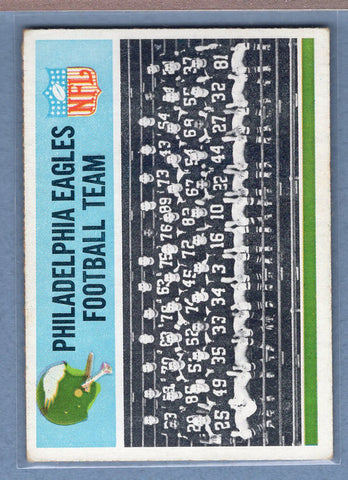 1966 Philadelphia #131 Philadelph. Eagles (5) EX  GO320