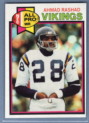 1979 Topps Football #30 Ahmad Rashad 002 NM-MT