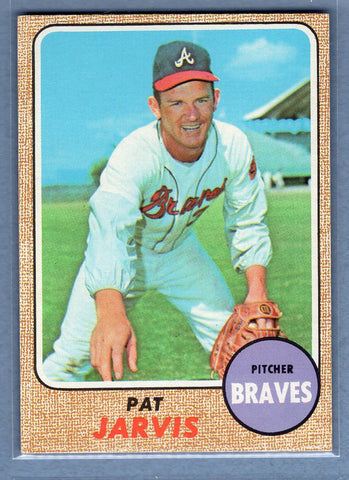 1968 Topps #134 Pat Jarvis (b)EX-MT  GO507