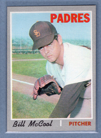1970 Topps #314 Bill McCool  (b) EX-MT  GO750