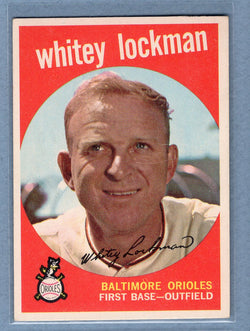 1959 Topps #411 Whitey Lockman EX-MT  GO186