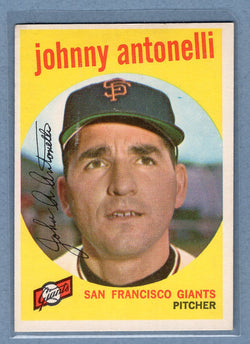 1959 Topps #377 Johnny Antonelli (a) EX   GO207