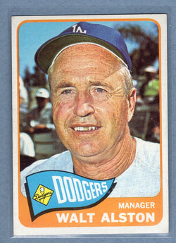 1965 Topps #217 Walt Alston (HOF) EX-MT  GO522