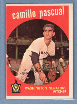 1959 Topps #413 Camillo Pascual (b) EX  GO186