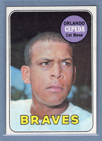 1969 Topps #385 Orlando Cepeda (HOF) EX-MT  GO572