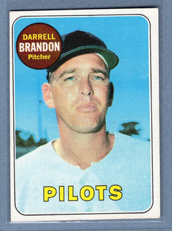 1969 Topps #301 Darrell Brandon (c) EX-MT  GOWABB