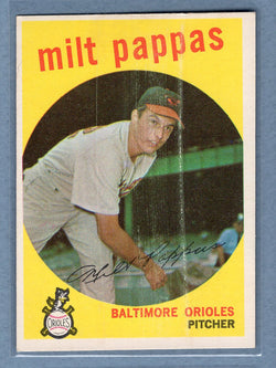 1959 Topps #391 Milt Pappas EX-MT   GO207