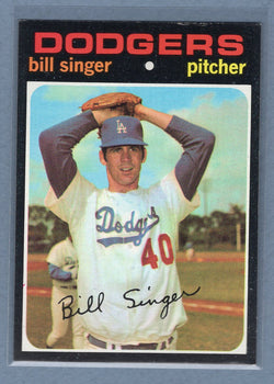 1971 Topps #145 Bill Singer  (d) EX-MT  GO775
