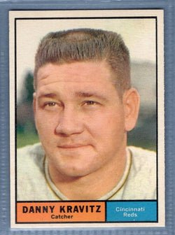 1961 Topps #166 Danny Kravitz(a) EX   GO417