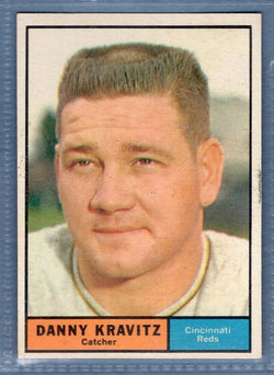 1961 Topps #166 Danny Kravitz(b) EX   GO417