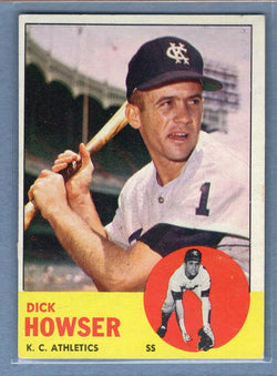 1963 Topps #124 Dick Howser EX   GO148