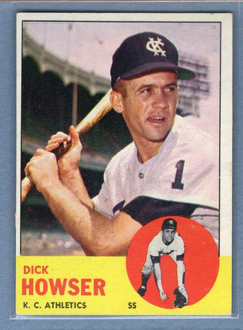 1963 Topps #124 Dick Howser EX   GO148