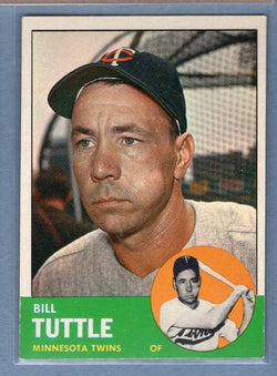 1963 Topps #127 Bill Tuttle EX   GO148