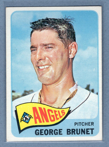 1965 Topps #242 George Brunet EX-MT  GO522