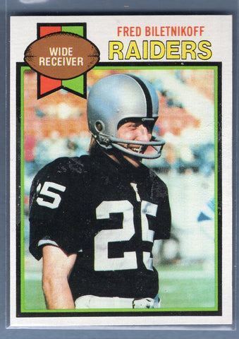 1979 Topps Football #305 Fred Biletnikoff 002 NM-MT