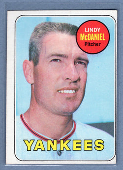 1969 Topps #191 Lindy McDaniel (a) VG-EX  GO501