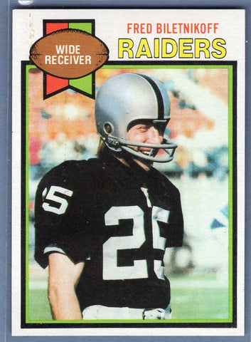 1979 Topps Football #305 Fred Biletnikoff 003 NM-MT
