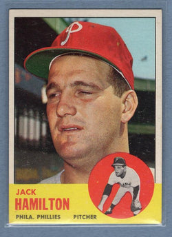 1963 Topps #132 Jack Hamilton EX   GO148