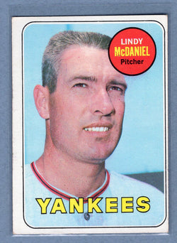 1969 Topps #191 Lindy McDaniel (b) VG-EX  GO501