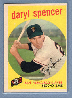 1959 Topps #443 Daryl Spencer EX  GO186