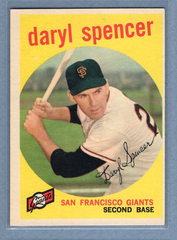 1959 Topps #443 Daryl Spencer EX  GO186