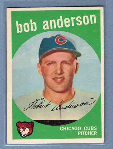 1959 Topps #447 Bob Anderson EX  GO186
