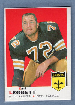 1969 Topps #196 Earl Leggett EX-MT  GO250