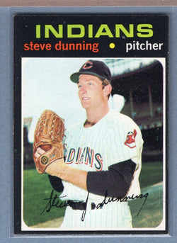 1971 Topps #294 Steve Dunning (a) EX  GO950
