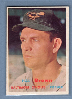 1957 Topps #194 Hal Brown EX   GO270