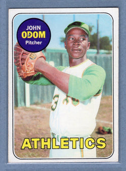 1969 Topps #195 John Odom (b) EX   GO501