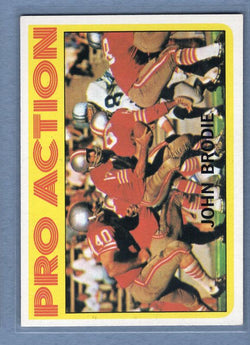 1972 Topps #124 John Brodie EX-MT  GO244