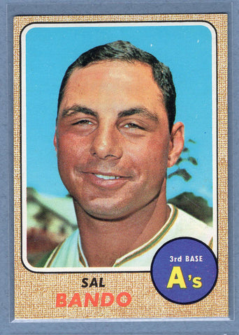 1968 Topps #146 Sal Bando (d)EX-MT  GO507