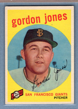 1959 Topps #458 Gordon Jones EX-MT  GO186