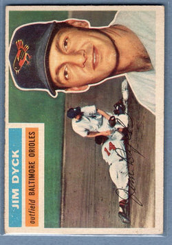 1956 Topps #303 Jim Dyck VG-EX  G078
