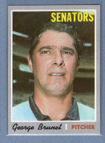 1970 Topps #328 George Brunet   NM  GO750