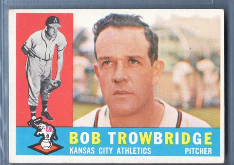 1960 Topps #66 Bob Trowbridge VG Set Break 1