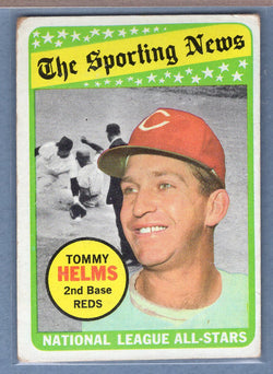 1969 Topps #418 Tommy Helms All Star VG  GO572