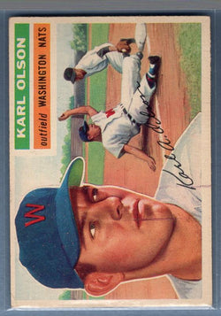 1956 Topps #322 Karl Olson VG-EX  G078